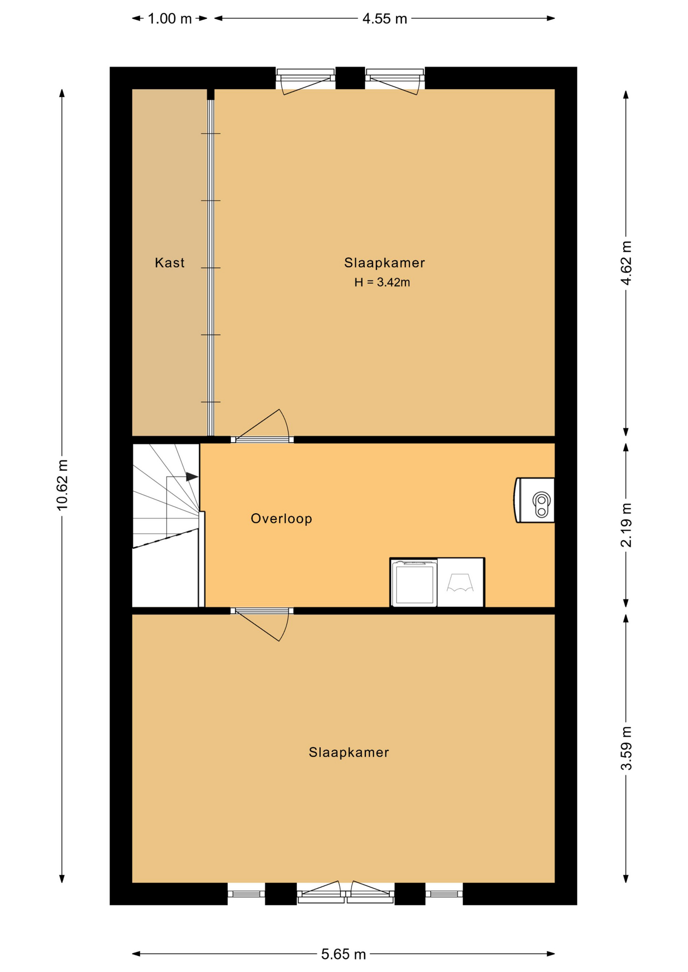 Assumburg 64 - 8226 RB - lelystad-plattegrond-3